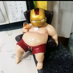 아이언맨 귀여운 힐링 데스크 피규어
