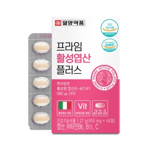 일양약품 프라임 활성엽산 플러스 60정