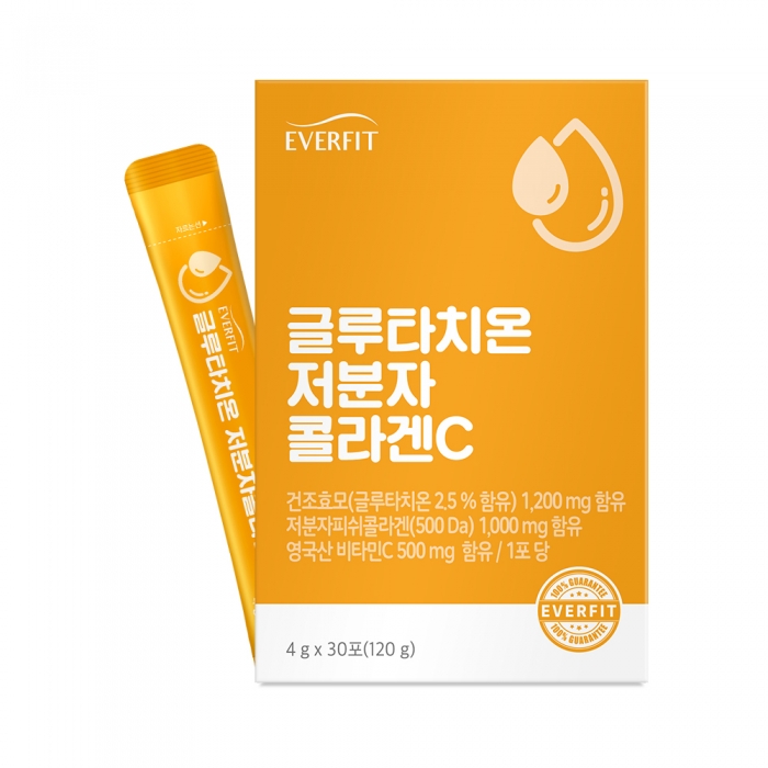 내츄럴플러스 에버핏 글루타치온 저분자 콜라겐C 30포