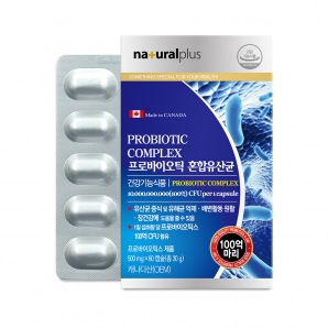 내츄럴플러스 프로바이오틱 혼합유산균 60캡슐