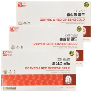 더존건강 6년근 홍삼정 골드 4P 3박스