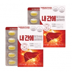 삼성제약 내간에 밀크씨슬 실리마린 60정 2박스