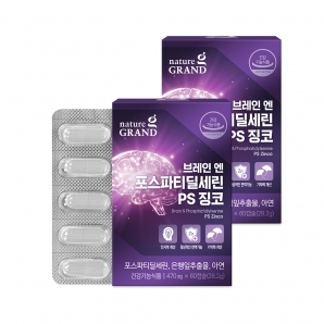 네이처그랜드 브레인 엔 포스파티딜세린 PS 징코 60캡슐 2박스