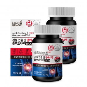 네이처그랜드 관절 연골 엔 엠에스엠 글루코사민1500 60정 2박스