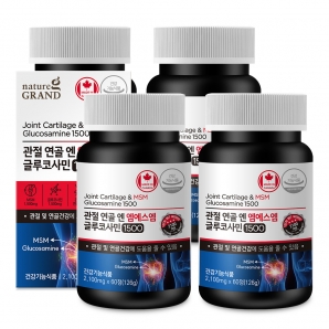 네이처그랜드 관절 연골 엔 엠에스엠 글루코사민1500 60정 4박스