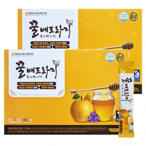 더존건강 꿀배도라지 콜라겐스틱 26포 2박스