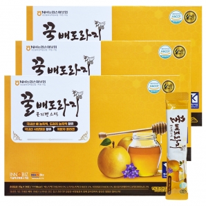 더존건강 꿀배도라지 콜라겐스틱 26포 3박스