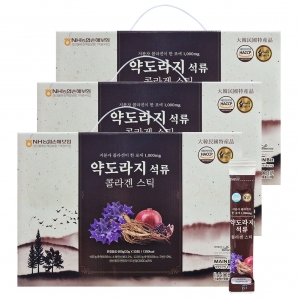 더존건강 약도라지 석류 콜라겐 스틱 30포 3박스