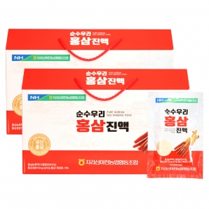 마천농협 순수우리 홍삼진액 30포 2박스