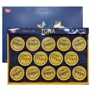 동원 S14호 동원참치 라이트스탠다드 90g 10캔 + 동원 고추참치 90g 4캔