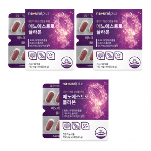 내츄럴플러스 메노에스트로플라본 60정 3박스