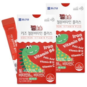 종근당 젤튼튼 키즈 철분비타민 플러스 30포 2박스