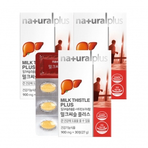 내츄럴플러스 밀크씨슬 플러스 30정 3박스