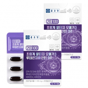 종근당 20100 초임계 알티지 오메가3 루테인지아잔틴24 30캡슐 2박스