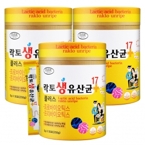 에버그린 락토생유산균17플러스 50포 3통