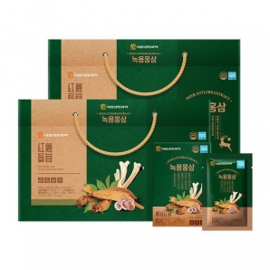 대웅 녹용홍삼 30포 캐리어타입 2박스