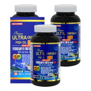 프리미엄 울트라 오메가3 휘시오일1300 180캡슐 3박스