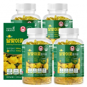 네이처그랜드 달맞이꽃종자유 180캡슐 4박스