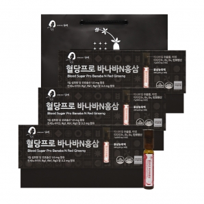 김소형 혈당프로 바나바N홍삼 14병 3박스