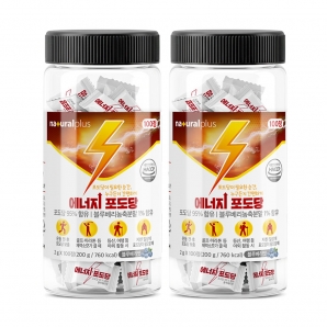 내츄럴플러스 에너지 포도당 100정 2통