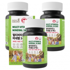 네이처그랜드 멀티비타민&미네랄24 맥스 180정 3박스