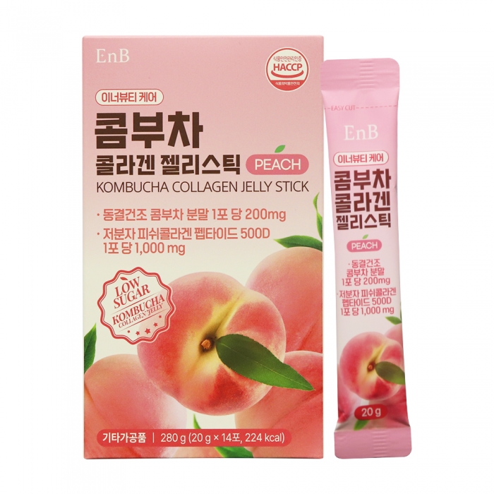 EnB 콤부차 콜라겐 젤리스틱 14포
