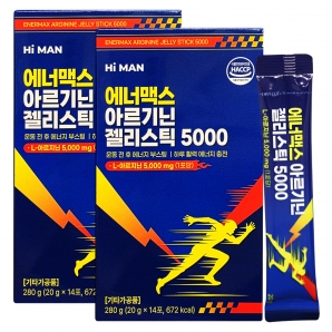 하이맨 에너맥스 아르기닌 젤리스틱5000 14포 2박스