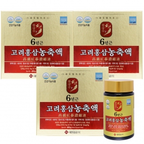 한삼수 고려6년근 홍삼농축액 240g 2병 3박스