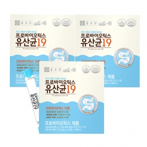 종근당 프로바이오틱스 유산균19 60포 3박스