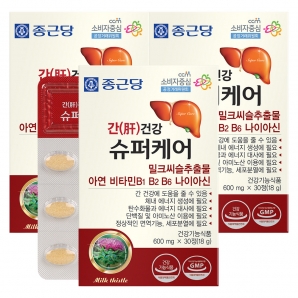 종근당 간건강 슈퍼케어 30정 3박스