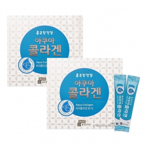 종근당건강 아쿠아 콜라겐 60포 2박스