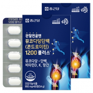 종근당 관절연골엔 뮤코다당단백(콘드로이친)1200 플러스 60정 2박스