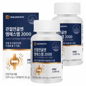 대웅 관절연골엔 엠에스엠2000 120정 2박스