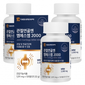 대웅 관절연골엔 엠에스엠2000 120정 3박스