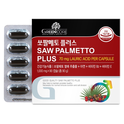 그린코어 쏘팔메토 플러스 90캡슐