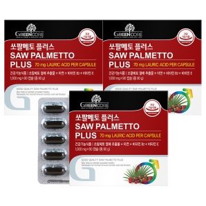 그린코어 쏘팔메토 플러스 90캡슐 3박스