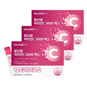 내츄럴플러스 항산화 비타민C3000 맥스 90포 3박스