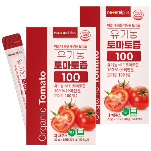 내츄럴플러스 유기농 토마토즙100 15포 2박스