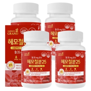 네이처그랜드 헤모철분25 90정 4박스