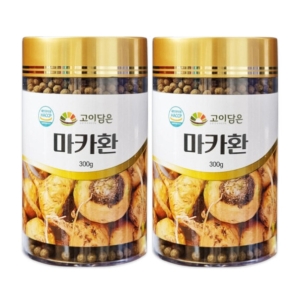 [소비기한 2026-08-31] 고이담은 마카환 300g 2통