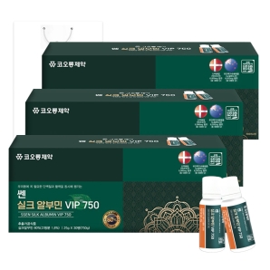 코오롱제약 쎈 실크 알부민 VIP750 30병 3박스