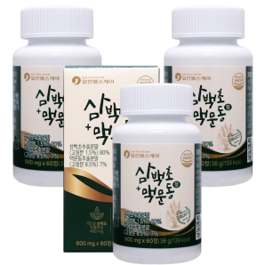 일진헬스케어 삼백초+맥문동 정 60정 3박스