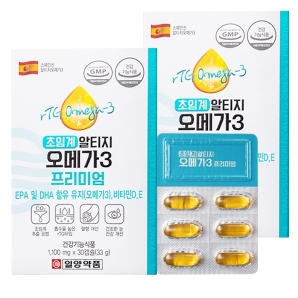 일양약품 초임계 알티지 오메가3 프리미엄 30캡슐 2박스