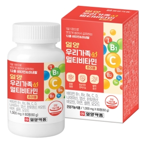 일양약품 일양 우리가족 멀티비타민 60정