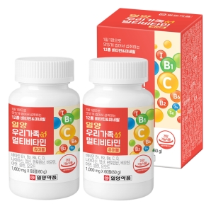 일양약품 일양 우리가족 멀티비타민 60정 2박스