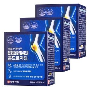 일양약품 관절연골에존 뮤코다당단백 콘드로이친 60정 3박스