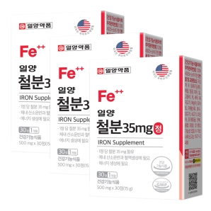 일양약품 일양철분35mg 30정 3박스