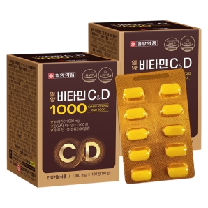 일양약품 일양 비타민C&D1000 100정 2박스