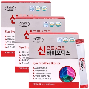 에버그린 신프로&프리바이오틱스 60포 3박스