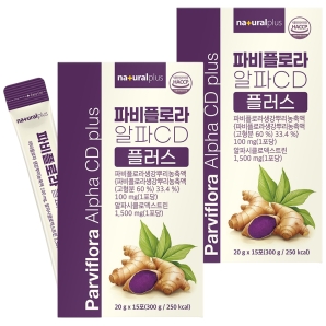 내츄럴플러스 파비플로라 알파CD 플러스 15포 2박스